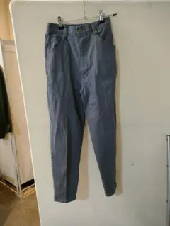 FREAK グレー ハイウエスト カジュアルパンツ