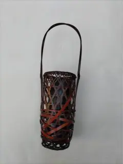 竹細工一輪挿し　落としつき