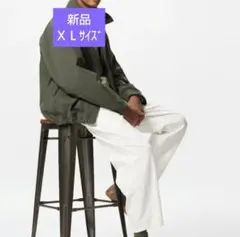 ★新品ユニクロリラックスアンクルジーンズ/ワイドフィットＸＬサイズ