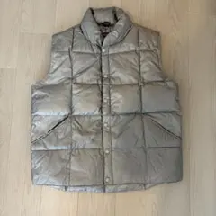 00s LANDS' END メンズ ダウンベスト シルバーのサムネイル