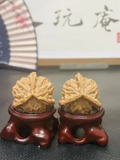 タマミ様専用❤️新入荷No.679盘山三棱正奔 (ベンツマーク)文玩袋ブラシセット