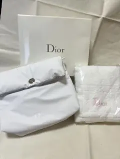 Dior ディオール ノベルティ ポーチ＆タオル 箱付き 未使用