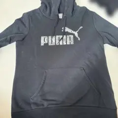PUMA ブラック パーカー Lサイズ