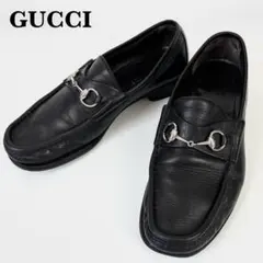 GUCCI グッチ ホースビット ローファー レザー ブラック 27.5 10D