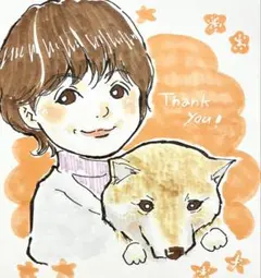 色紙似顔絵ギフト