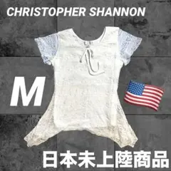 SHANNON FORD NEW YORK 半袖　チュニック ホワイト　レース