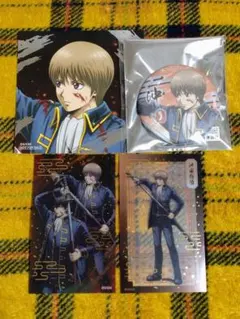 銀魂☆吉原大炎上　アニメイト特典 &缶バッジ & クリアシートコレクション　沖田