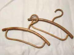 ラタン・衣類ハンガー2個セット