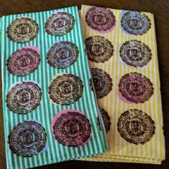 Cathe Holden　大判ハンカチ　 コットン生地 2枚　約45✕45cm