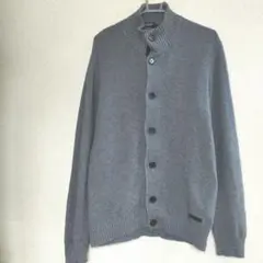 ブラックレーベルクレストブリッジ　フロントボタン　ニットセーター　メンズ