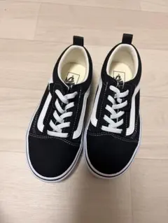 VANS Old Skool ブラック/ホワイト 19cm
