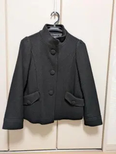 NATURAL BEAUTY BASIC 黒ショートコート S