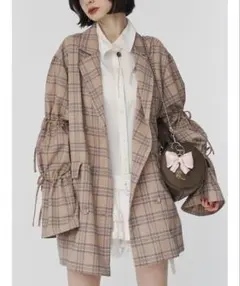 テーラードジャケット リボン