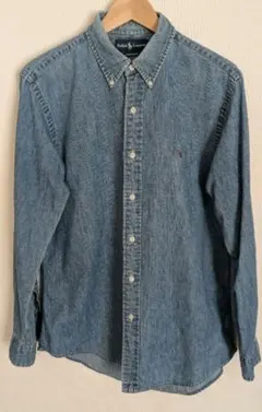 【Ralph Lauren】 シャンブレーシャツ Lサイズ
