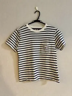 GEVACO ジェバコ ボーダー Tシャツ 38 ホワイト ブラック レディース