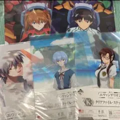 一番くじ　エヴァンゲリオン ビジュアルシート クリアファイル イラストボード