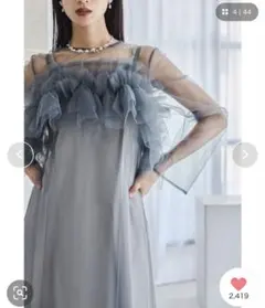 2026年最新】Volume tulle dress ackaの人気アイテム - メルカリ