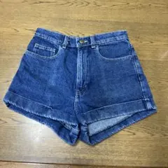 American apparelデニムショートパンツ サイズ26のサムネイル