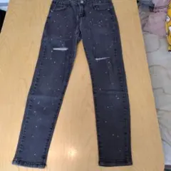 ANAP■ダメージ加工のスキニーパンツ■デニム■サイズM