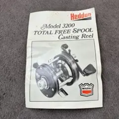Heddon Model 3200 取扱説明書　ヘドン　リールのサムネイル
