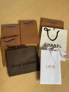 LOUIS VUITTON・CHANEL・DIOR ショップ袋セット