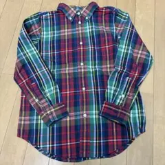 ラルフローレン　チェック柄 長袖シャツ（100cm~）