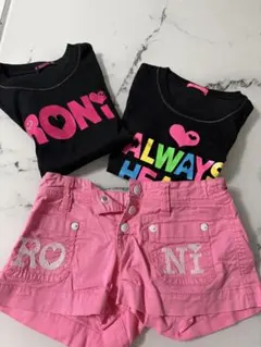 RONI Tシャツ2枚＆ショートパンツセット MLサイズのサムネイル
