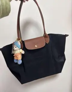 LONGCHAMP ロンシャン ルプリアージュ 黒 トートバッグ　ブラックL