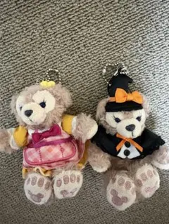 ディズニー ハロウィン シェリーメイ ぬいぐるみバッジ 2点セット