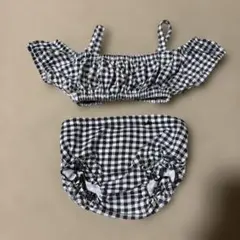 ギンガムチェック 水着 セット 80のサムネイル