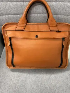 PORTER TOKYO 本革 ビジネスバッグ キャメル