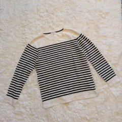 【美品！】THE SHOP TK Lサイズ ボーダー柄　カットソー
