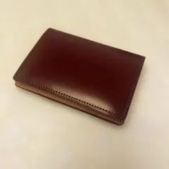 SOMES SADDLE ソメスサドル コードバンマネークリップ バーガンディ