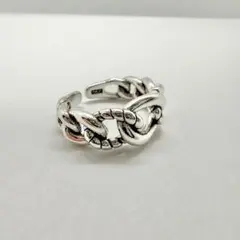 シルバー925 喜平 チェーンリング 刻印有 メキシカンジュエリー ヴィンテージ