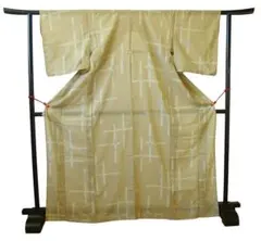 美品 S寸 夏物 お茶事に最適 駒絽3本絽 色無地（正絹）仕立上り