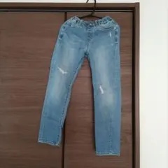 【12月末まで出品!!】UNIQLOキッズ ブルーデニム 130cm