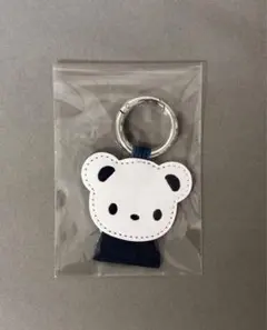 新品　ファミリア　familiar ネームホルダー　ファミちゃん　ネイビー