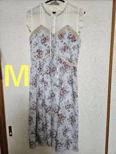 アクシーズ　ワンピース　ノースリーブ　　　　　 Ｍ　レディース