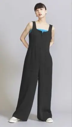 BEAUTY&YOUTH ダブルクロスオールインワン ブラック