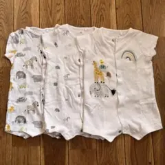 next baby 動物柄ロンパース 3枚セット 50～60cm