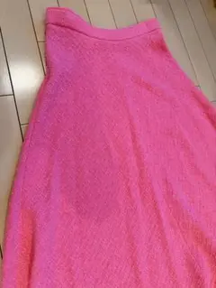 【美品】ピンク フレアスカート