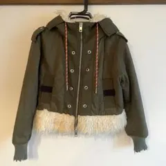 最終値下げ！DIESEL ミリタリージャケット ブルゾン　カーキ