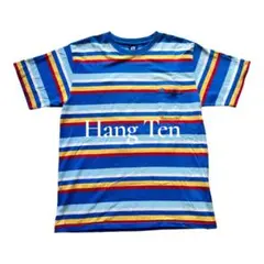 Hang ten ハンテン マルチ ボーダー cotton tee Lのサムネイル