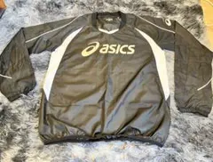asics ウォームアップウェア 黒/白
