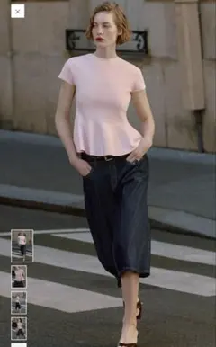 ZARA ペプラムトップス