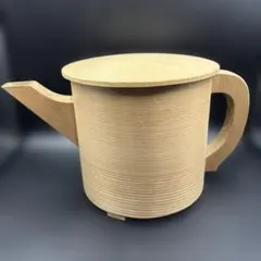 茶道具　曲木　曲片口水次　紙箱入 楽天市場】杢仙作 木地曲 片口水次 紙箱入り片口水注 曲水次 曲水注 木