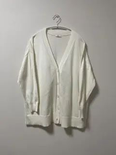 earth music&ecology アイボリー 長袖カーディガン