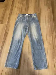 ライトブルー ストレートレッグ デニム