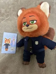 ズートピア　ニック　ぬいぐるみチャーム