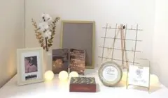 ゴールド　ウェルカムスペースまとめ売り　結婚式　ミールヘーデン風　ホワイト